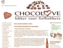 Tablet Screenshot of chocolove.nl